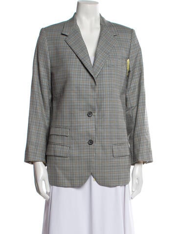 Snow Xue Gao Jackets Houndstooth Print Blazer M
