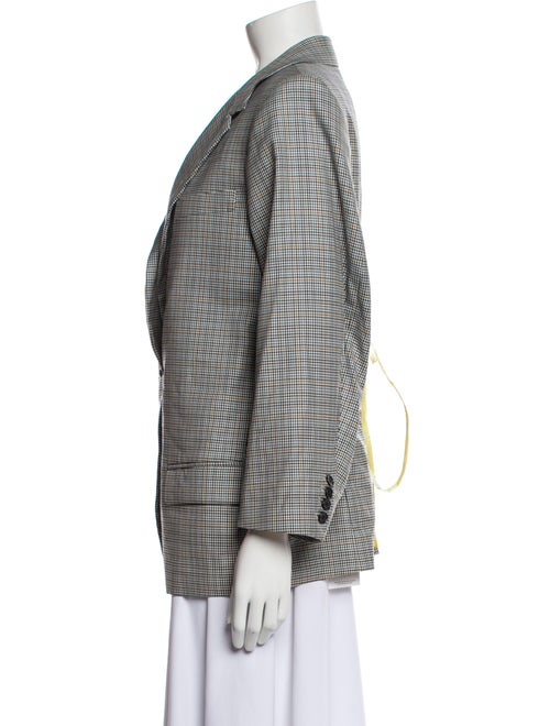 Snow Xue Gao Houndstooth Print Blazer