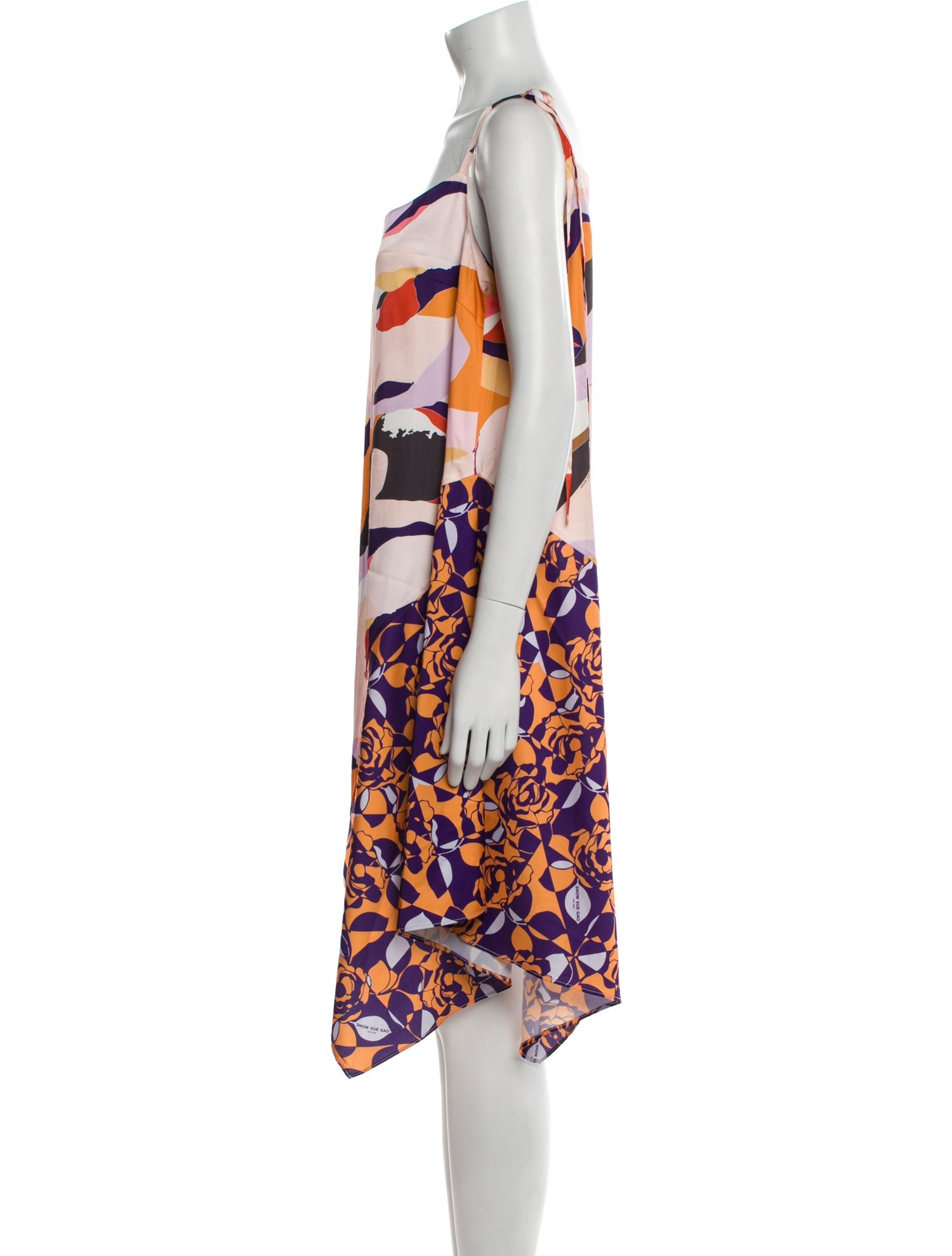 Snow Xue Gao Silk Midi Length Dress