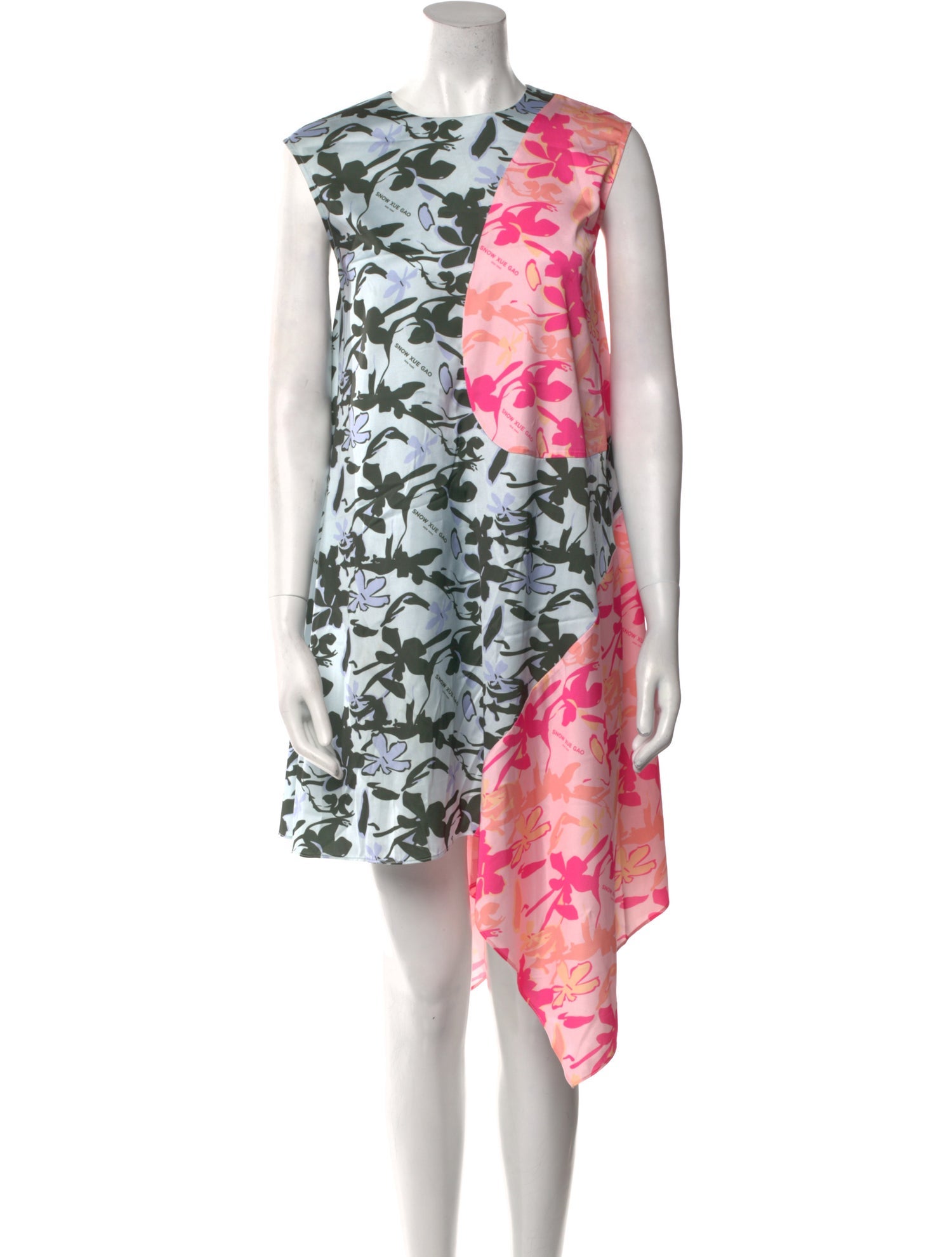 Snow Xue Gao Silk Mini Dress