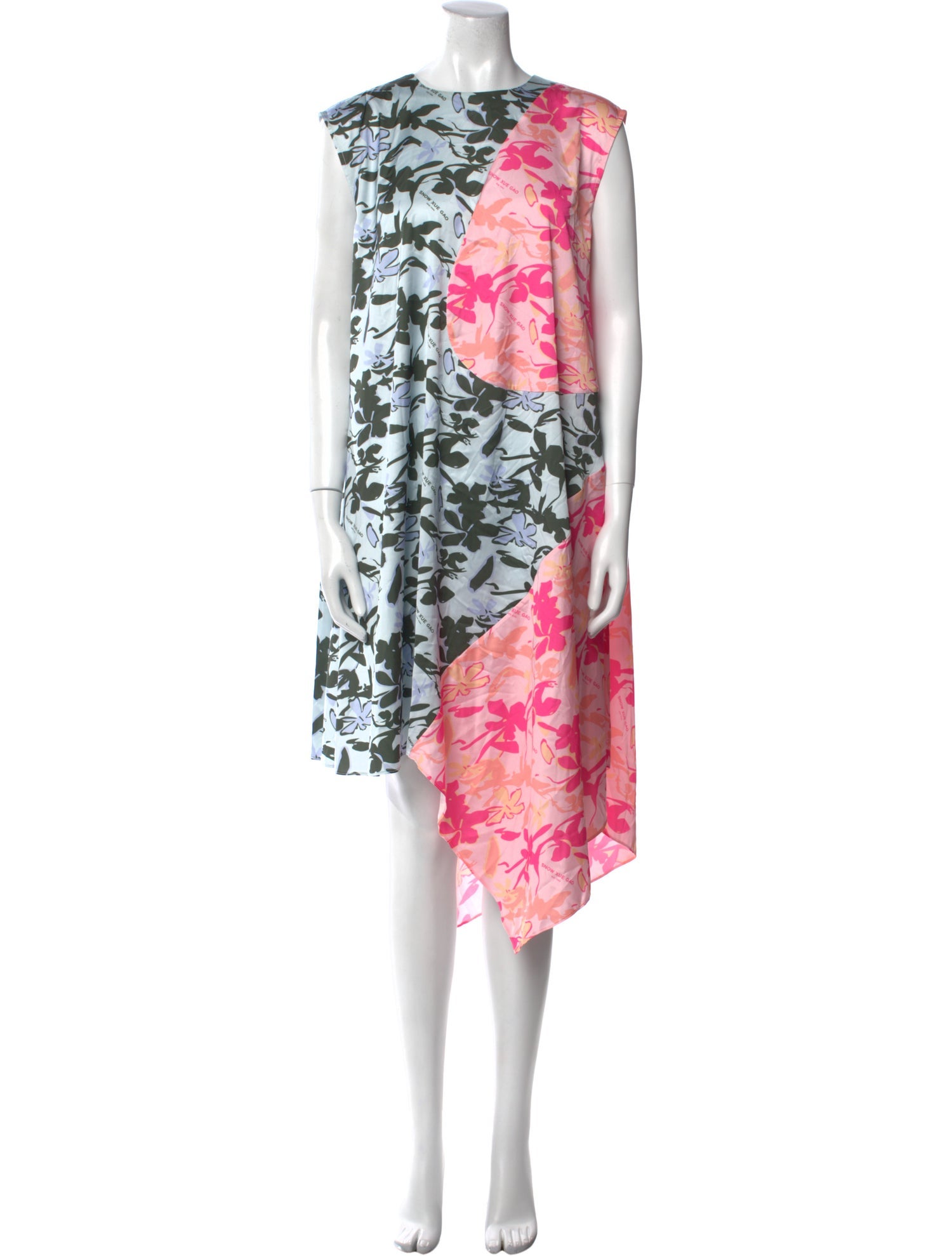 Snow Xue Gao Silk Mini Dress