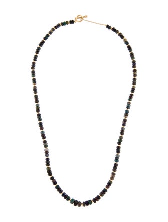 Syna 18K Graduating Opal Bead Necklace