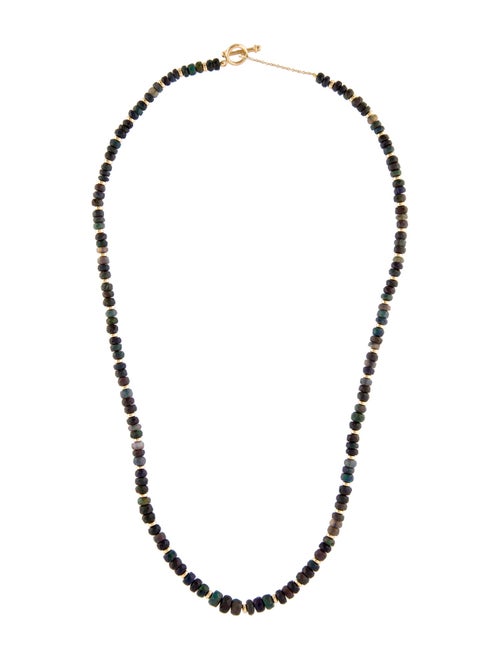 Syna 18K Graduating Opal Bead Necklace