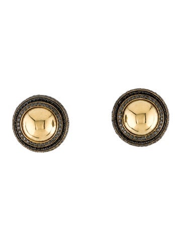 Syna Earclip 18K Diamond Mogul Round Earrings