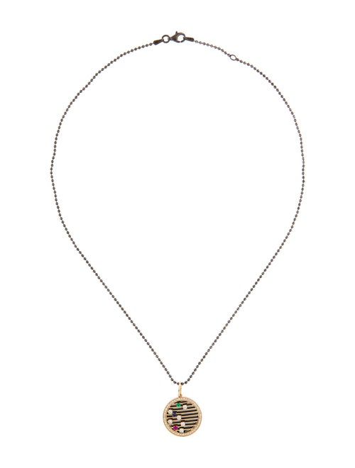 Syna 18K Multistone & Diamond Pendant Necklace