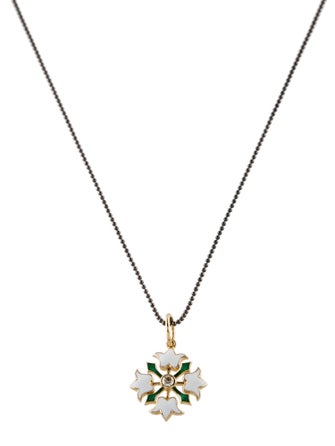 Syna Diamond Jardin Pendant Necklace