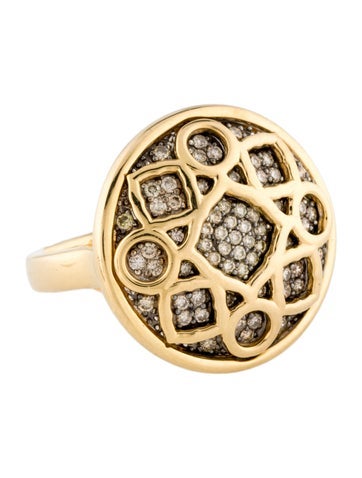 Syna Cocktail Ring 18K Diamond Big Mogul 6