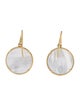 Syna 18K Mother of Pearl & Diamond Drop Earrings