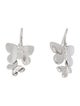 Syna Diamond Flower Drop Earrings