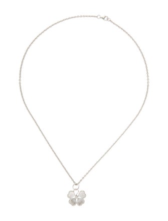 Syna Diamond Flower Pendant Necklace