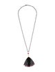 Syna Two-Tone Tourmaline & Spinel Tassel Pendant Necklace