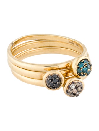 Syna 18K Diamond Stackable Ring