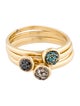 Syna 18K Diamond Stackable Ring