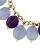 Syna 18K Dyed Chalcedony & Amethyst Charm Bracelet