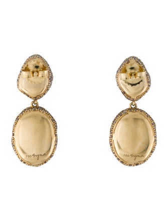 Syna 18K Opal & Diamond Drop Earrings