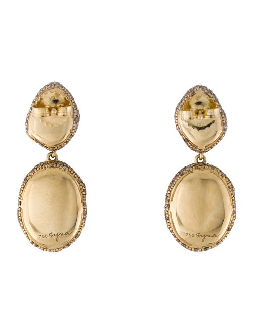 Syna 18K Opal & Diamond Drop Earrings