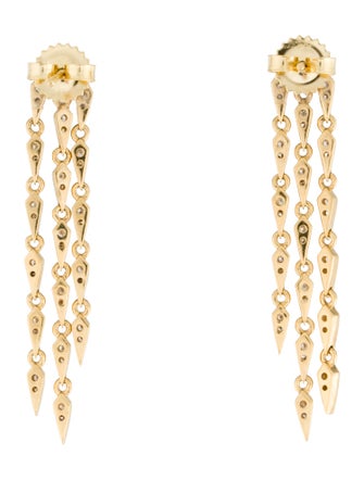 Syna 18K Diamond Geometrix Chandelier Earrings