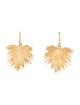 Syna 18K Diamond Jardin Palm Leaf Earrings