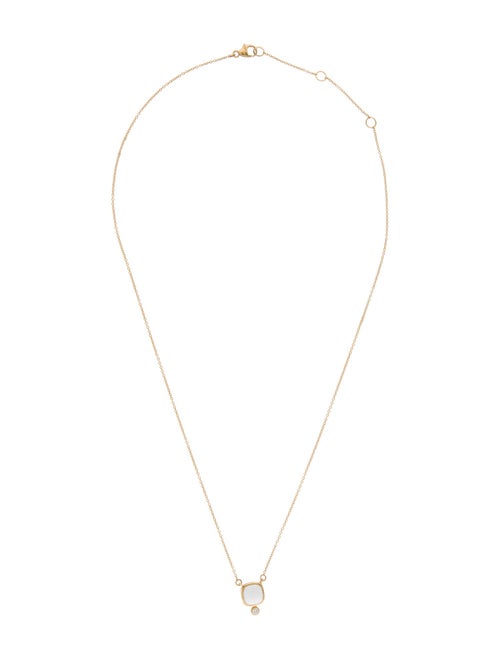 Syna 18K Chalcedony & Diamond Pendant Necklace