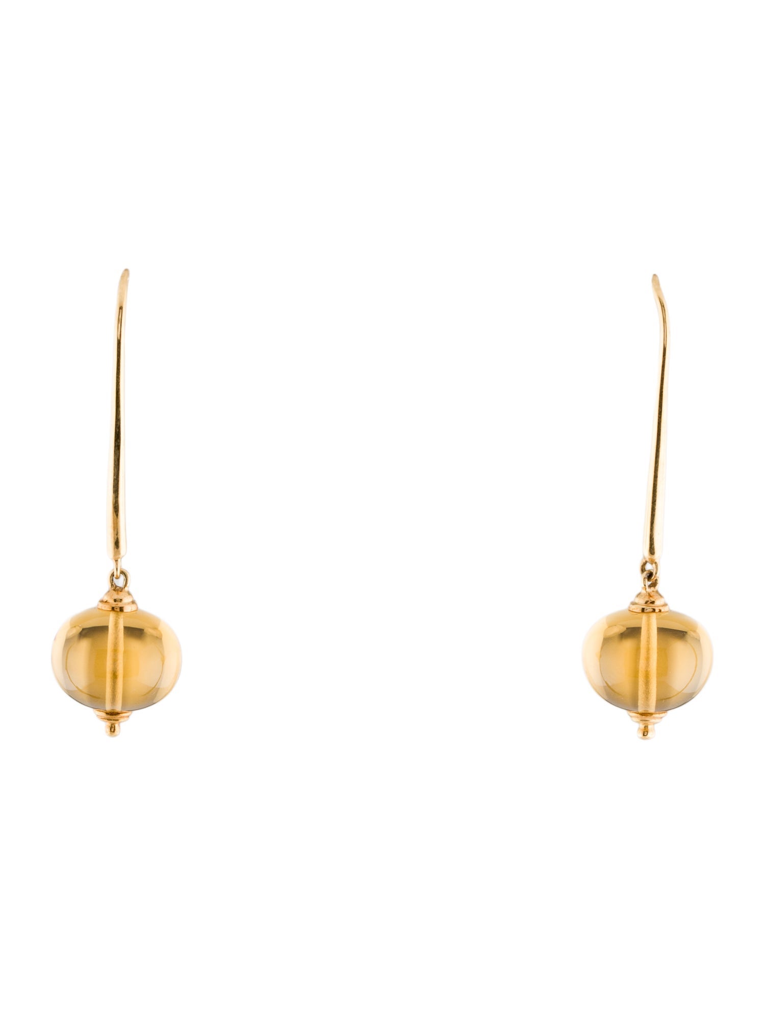 Syna 18K Citrine Drop Earrings
