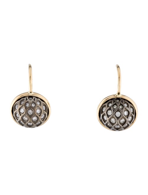 Syna Diamond Mogul Ball Drop Earrings