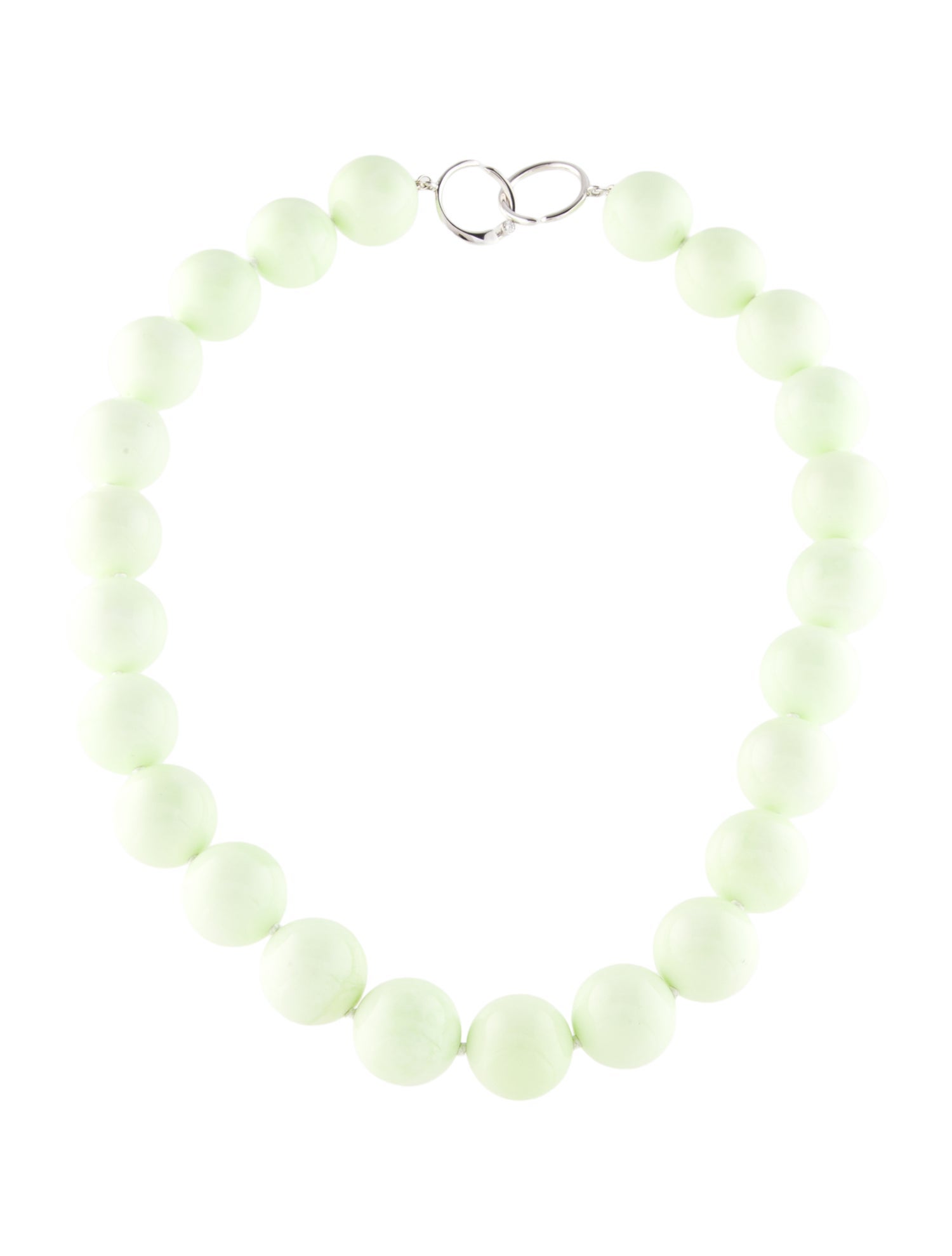 Syna 18K Dyed Magnesite & Diamond Bead Strand Necklace