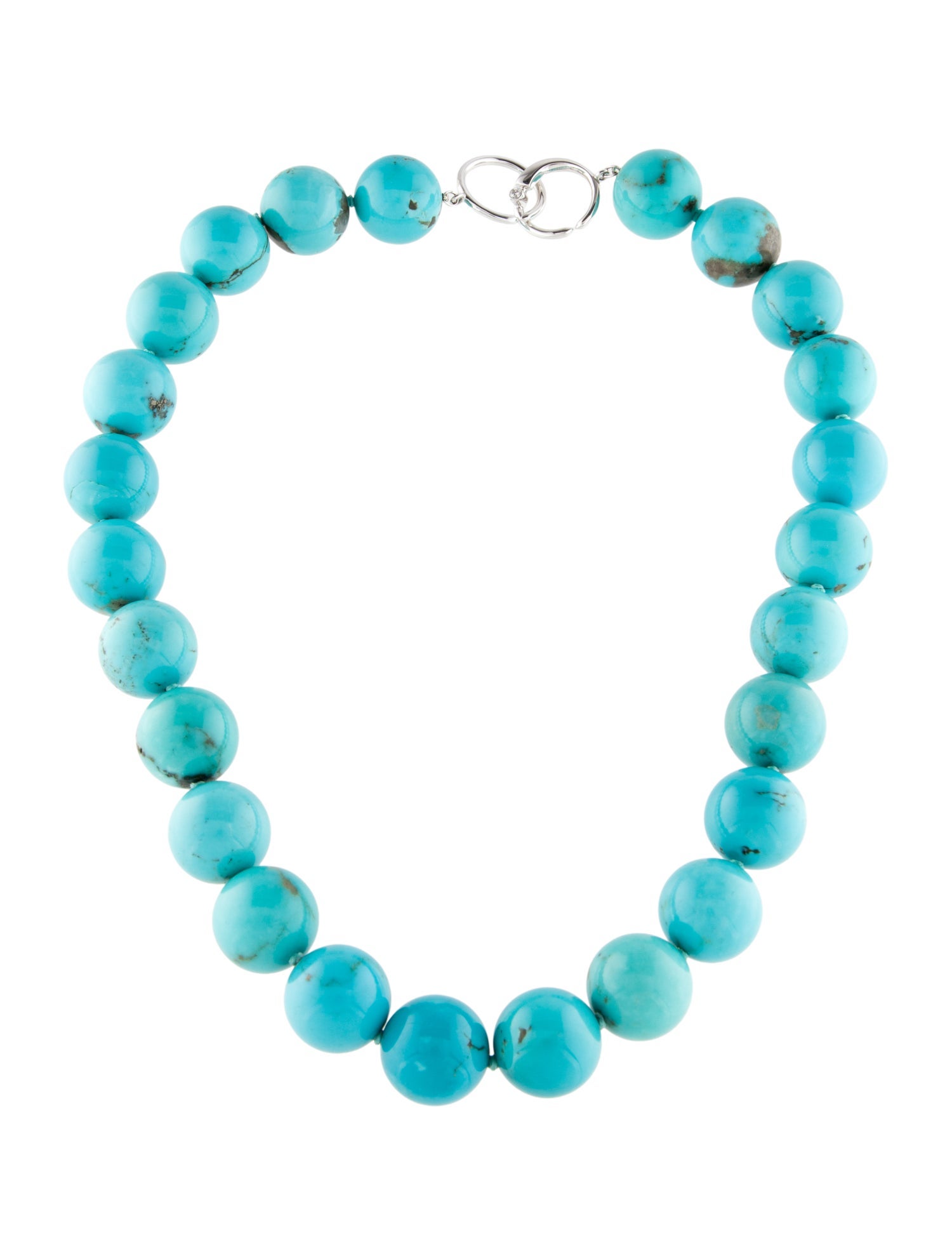 Syna 18K Turquoise & Diamond Bead Strand Necklace