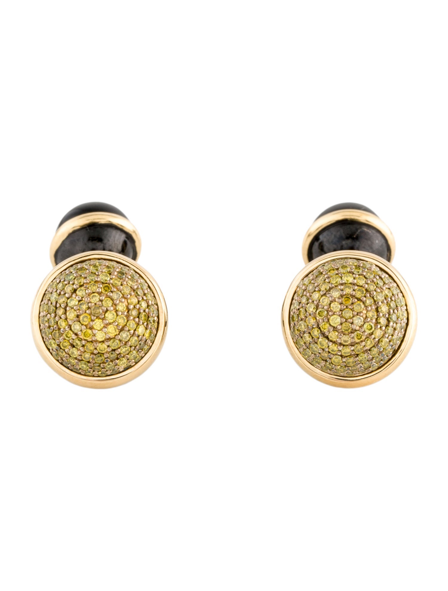 Syna 18K Diamond & Onyx Baubles Cufflinks