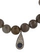 SYD by Sydney Evan 14K Sapphire, Moonstone & Diamond Beaded Bracelet
