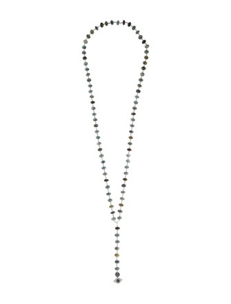 Sydney Evan 14K Multistone & Diamond Evil Eye Lavalier Necklace