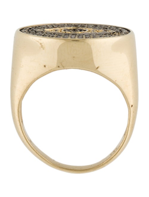 Sydney Evan 14K Diamond & Sapphire Evil Eye Ring