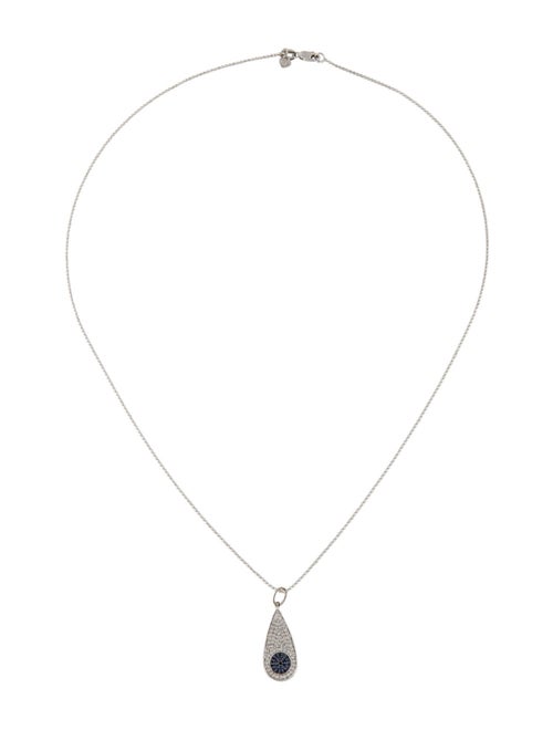 Sydney Evan 14K Sapphire & Diamond Pendant Necklace