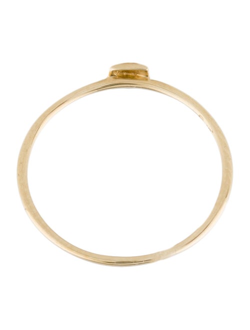 Sydney Evan 14K Diamond Pyramid Cocktail Ring