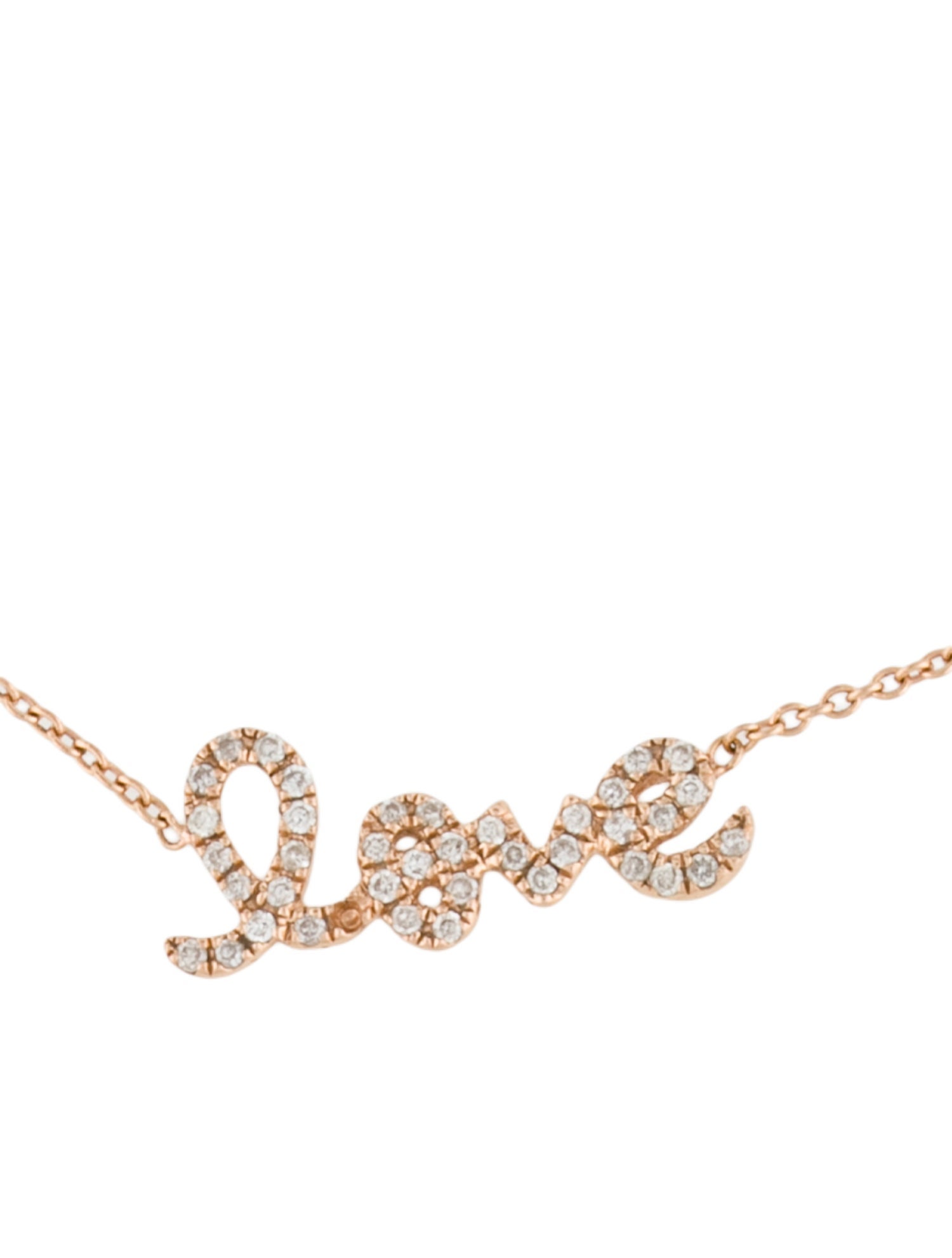 Sydney Evan 14K Diamond 'LOVE' Bracelet