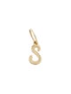Sydney Evan Letter "S" Tiny Initial Charm Pendant