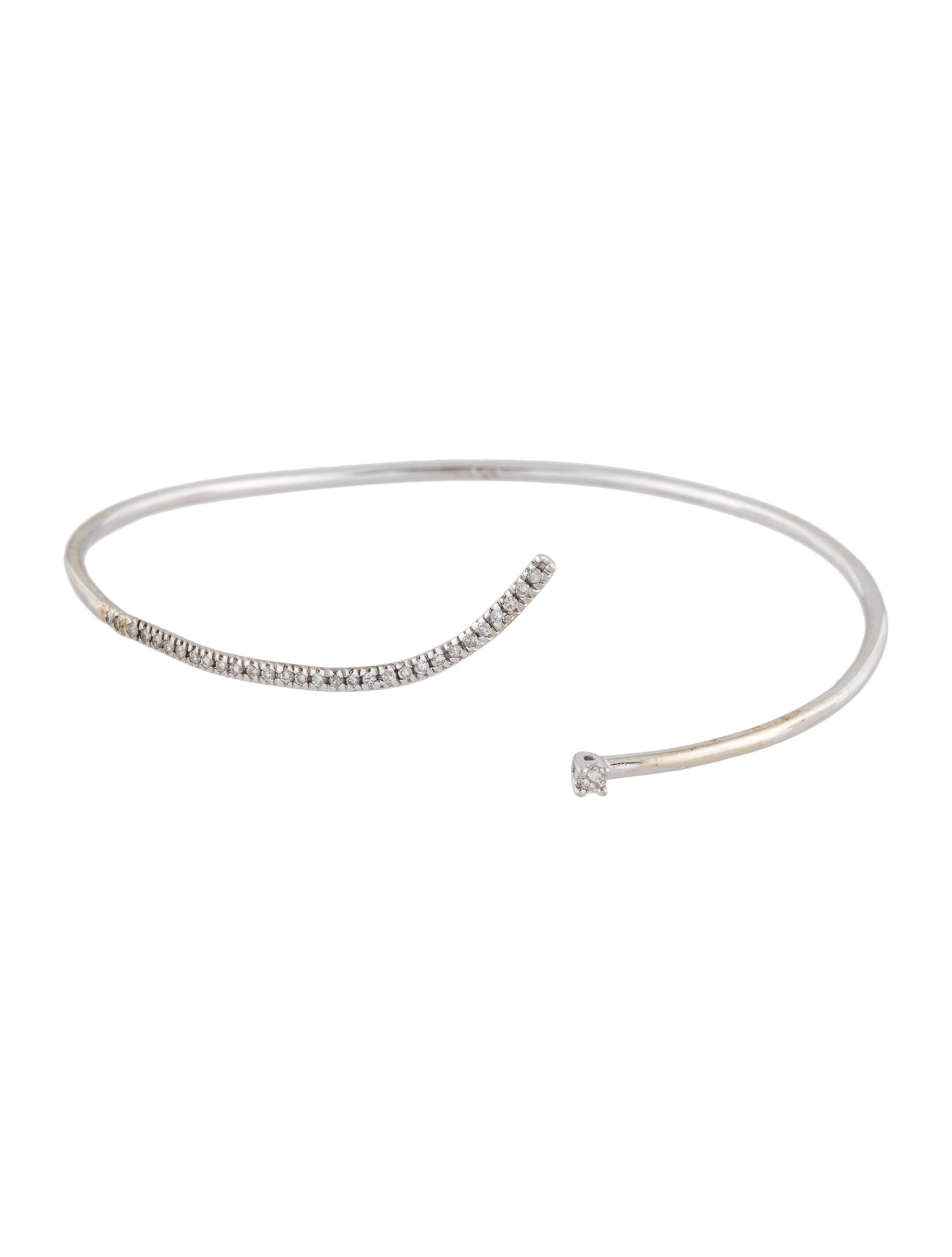 Sydney Evan 14K Diamond Cuff Bracelet