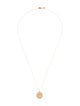 Sydney Evan 14K Diamond Luck Tableau Medallion Charm Necklace