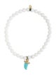 Sydney Evan 14K Shell, Turquoise & Diamond Bead Bracelet