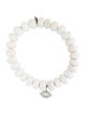 Sydney Evan 14K Quartzite & Diamond Lips Bead Bracelet