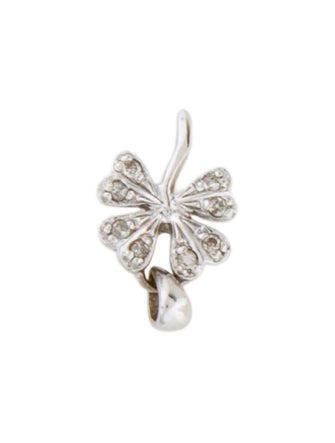 Sydney Evan 14K Diamond Clover Charm