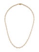 Sydney Evan 14K 4.57tw Diamond Round Rectangle Link Necklace