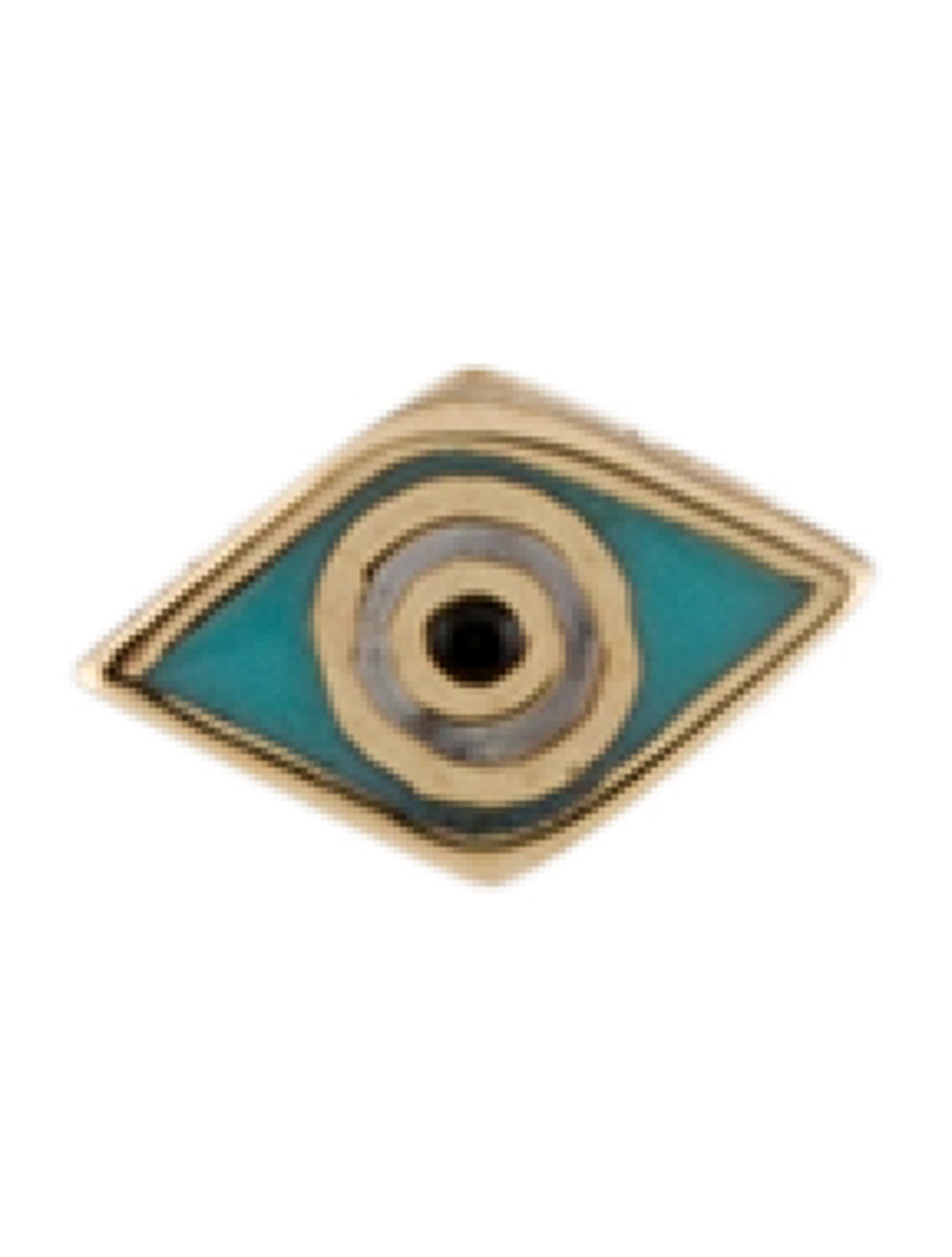 Sydney Evan 14K Enamel Mini Evil Eye Single Stud Earring