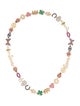 Sydney Evan 14K Multistone Rainbow Anniversary Multi-Icon Collar Necklace
