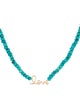 Sydney Evan 14K Turquoise Pure Love Beaded Necklace