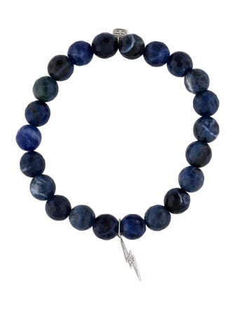 Sydney Evan 14K Sodalite & Diamond Bead Bracelet