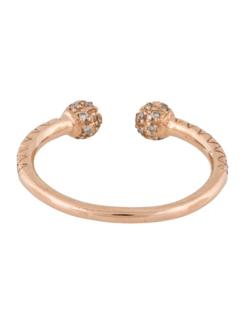 Sydney Evan 14K Diamond Pavè Open Band