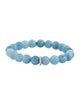 Sydney Evan 14K Aquamarine & Diamond Bead Bracelet