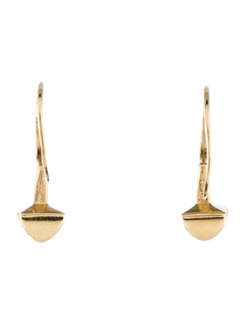 Sydney Evan 14K Diamond Pyramid Pave Drop Earrings