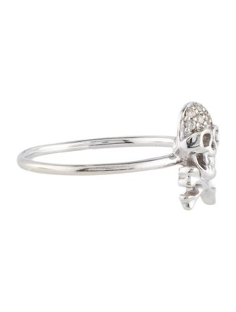 Sydney Evan 14K Diamond Skull & Bones Ring