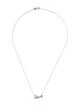 Sydney Evan 14K Diamond 'Love' Pendant Necklace